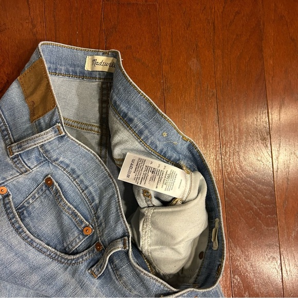 Madewell The Mid-Rise Perfect Vintage Denim Jeans size 29 light wash denim - Picture 4 of 9